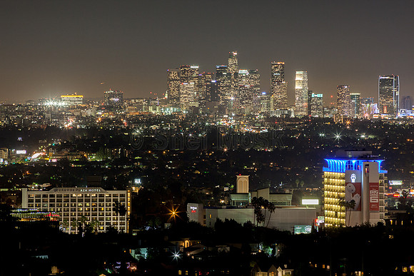 Los Angeles Skyline from 1 Century Drive
