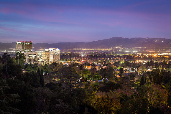 San Fernando Valley from Woodland Hills, CA